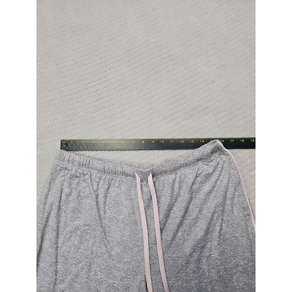 Cuddl Duds Pajama Set Womens Large Gray & Pink 2 Piece - Picture 5 of 8